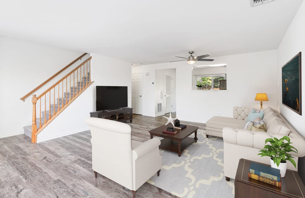 Enjoy Spacious Living Rooms at Mews at Annandale Townhomes