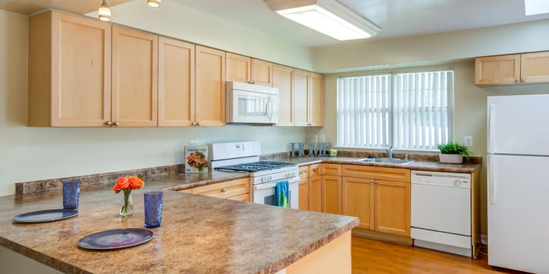 A bright kitchen at Bellevue in Washington, District of Columbia