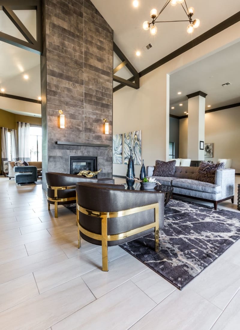 Modern and luxurious clubhouse at Marquis at Stonebriar in Frisco, Texas