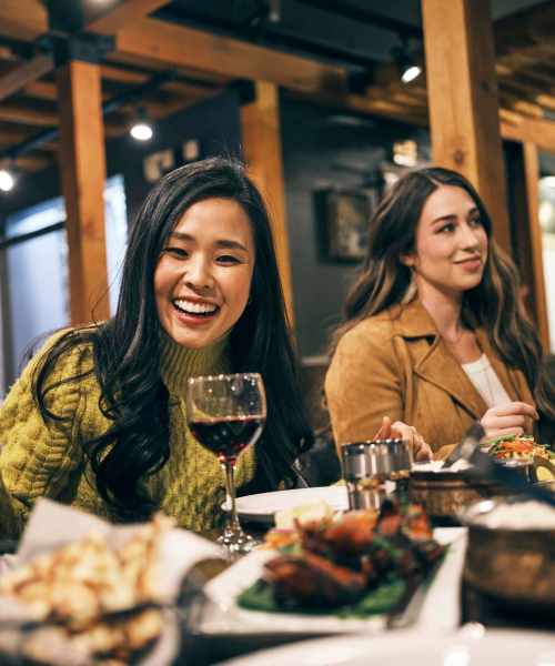 Residents at restaurant near Hunters Run in Gainesville, Florida