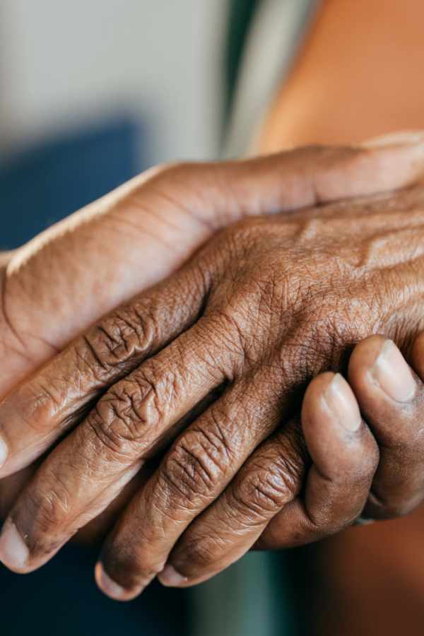 Photo of resident's hands for Merrill Gardens at Renton Centre in Renton, Washington