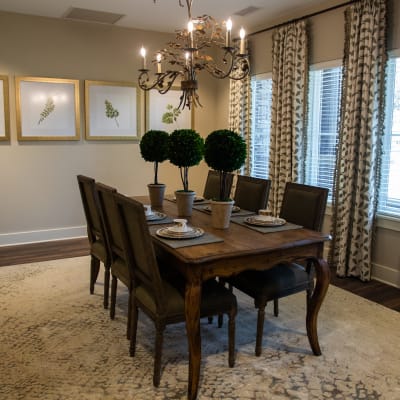 Private dining room for residents available at Westminster Memory Care in Lexington, South Carolina