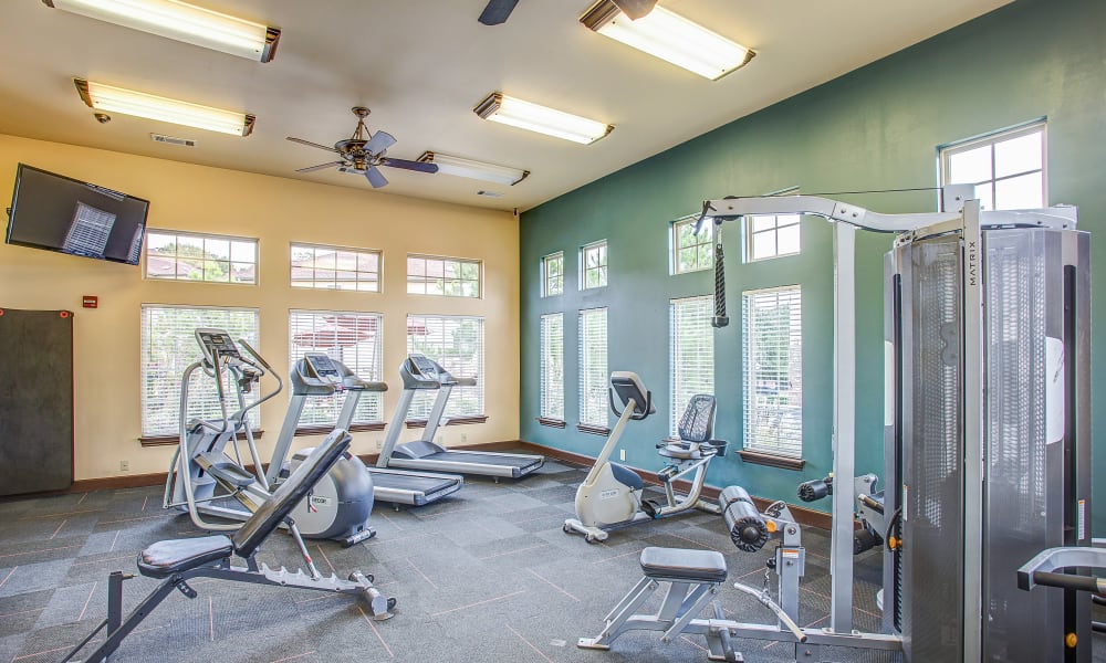 A fitness center at Tuscany Hills in Tulsa, Oklahoma