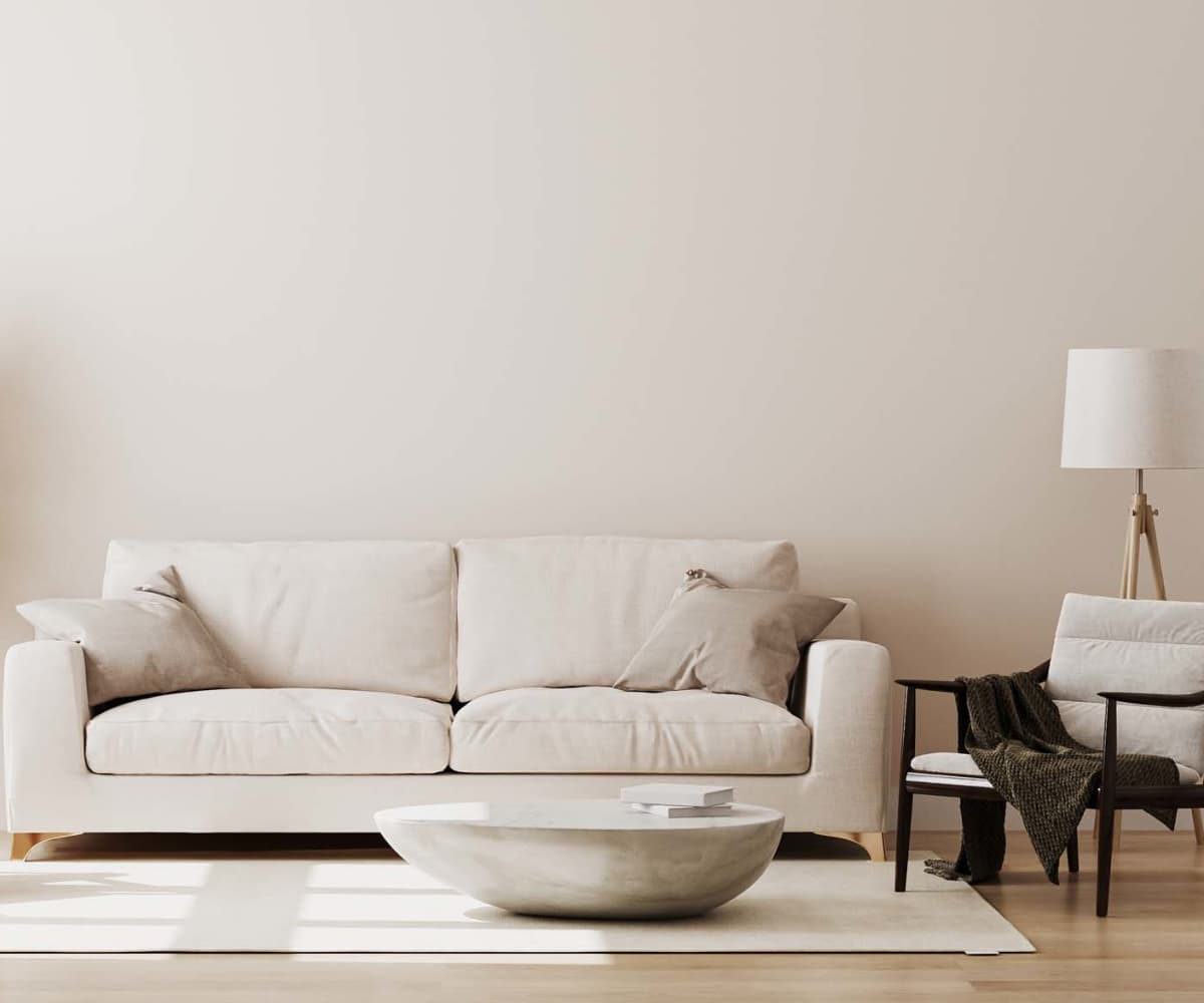 Apartment living area at Applegate in Muncie, Indiana