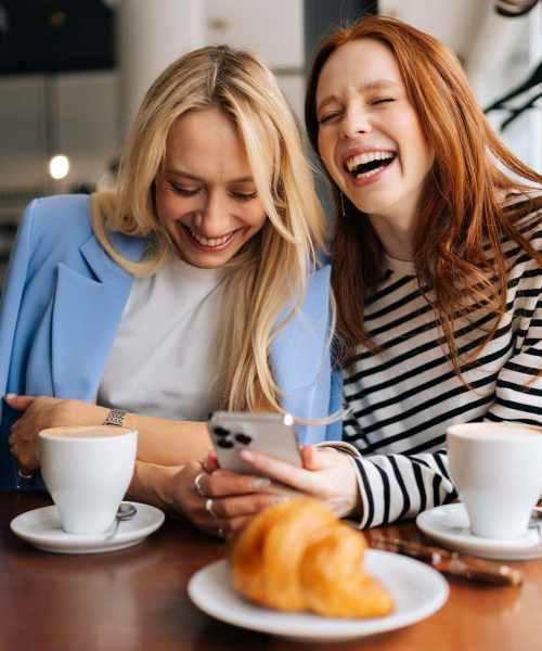 Residents enjoying coffee near Vicinato in Madison, Wisconsin