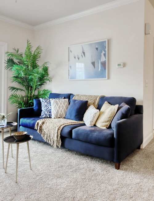 Comfortable seating in the clubhouse for residents at Cloisters at Carolina Forest in Myrtle Beach, South Carolina 