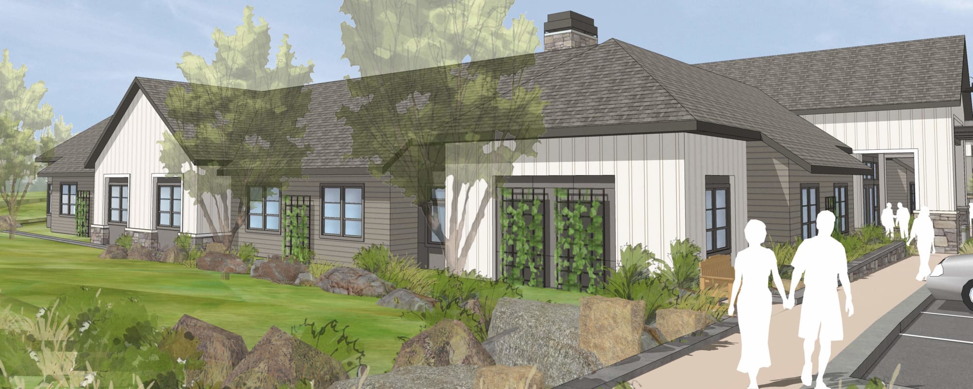 Rendering of The Springs at Happy Valley facility at Happy Valley, Oregon
