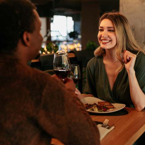 Residents dinning near The Heyward in Charleston, South Carolina