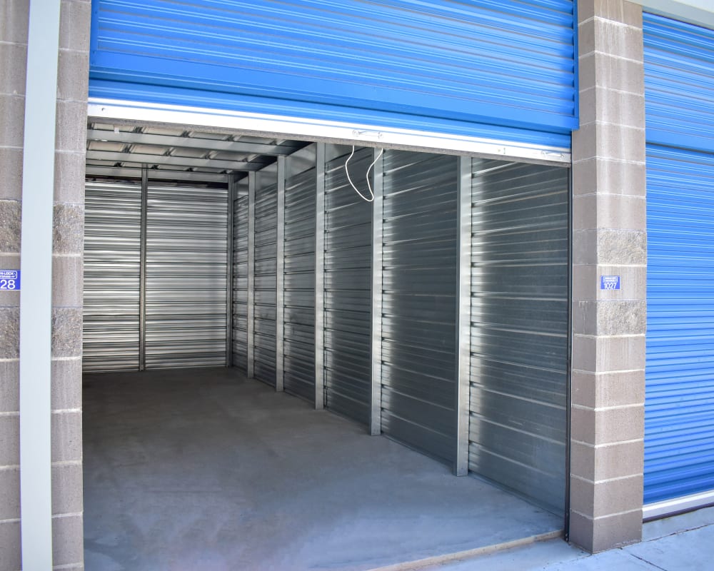Enclosed auto storage at STOR-N-LOCK Self Storage in Fort Collins, Colorado