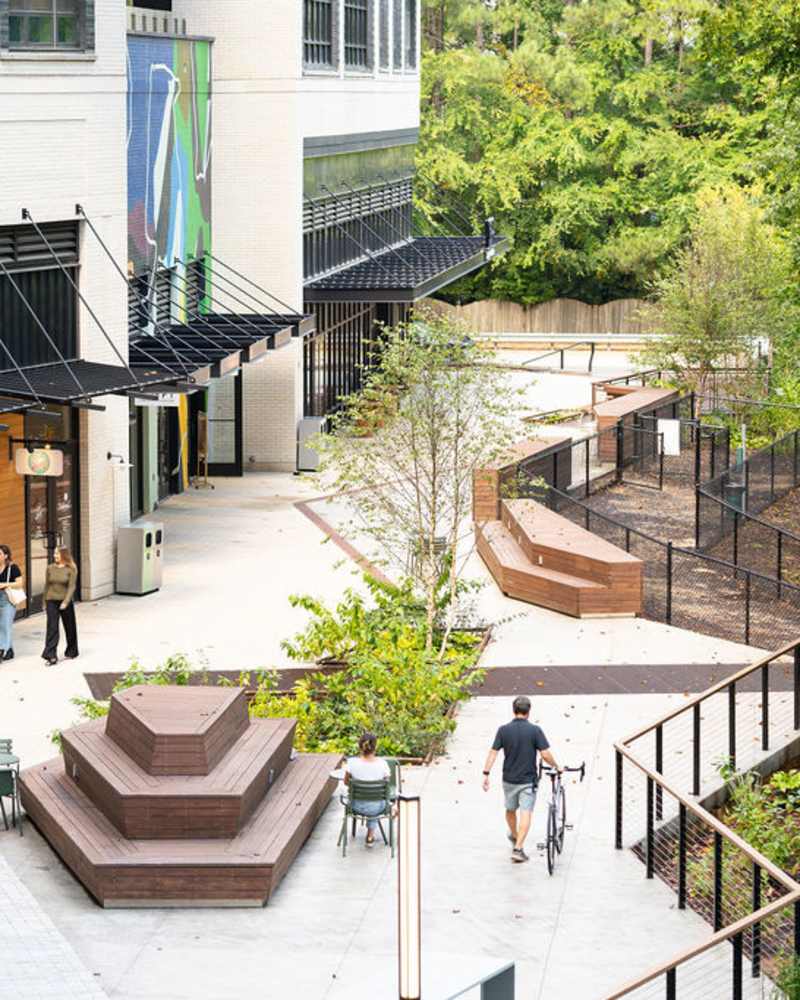 Residents doing shopping near at Channel House in Raleigh, North Carolina