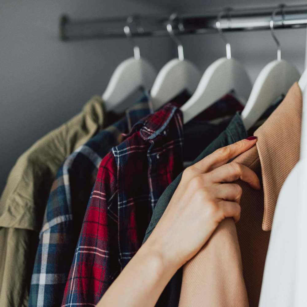 Walk-in closet at The Crossing in Houston,Texas 