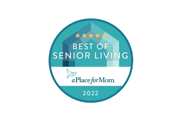 A Place for Mom Best of Senior Living award for Grand Villa of Deerfield Beach in Deerfield Beach, Florida