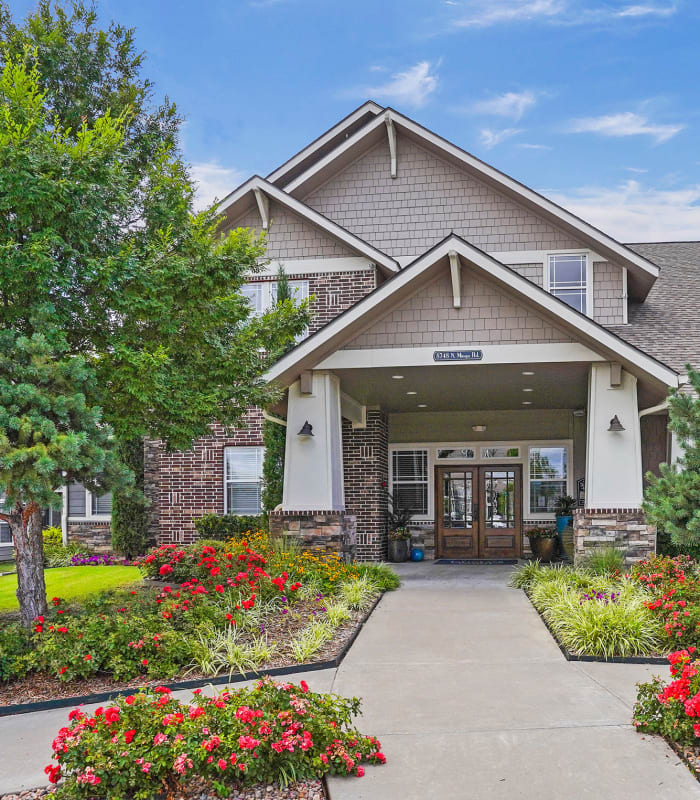 Exterior of Cottages at Tallgrass Point Apartments in Owasso, Oklahoma