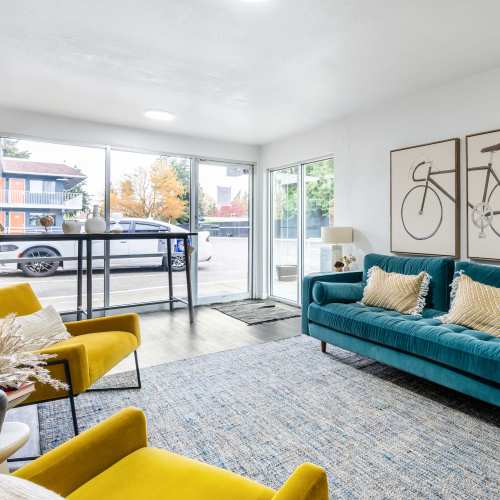 Clubhouse interior at Valley View Homes in Centralia, Washington