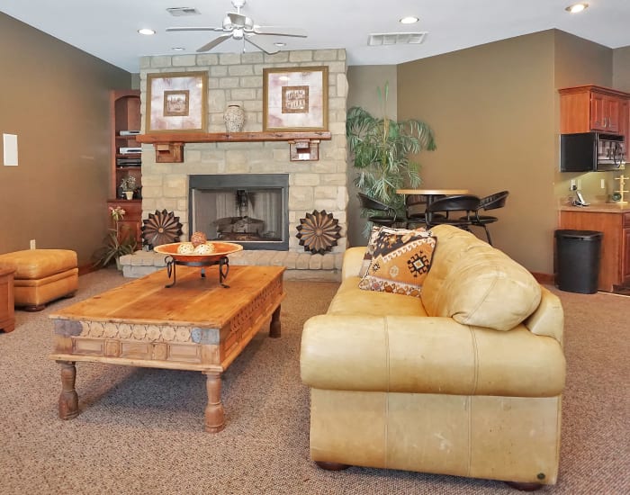 Well-decorated living room in model home at Renaissance St. Andrews in Louisville, Kentucky