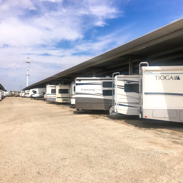 Covered RV parking at StorQuest Express - Self Service Storage in Tahoe Vista, California