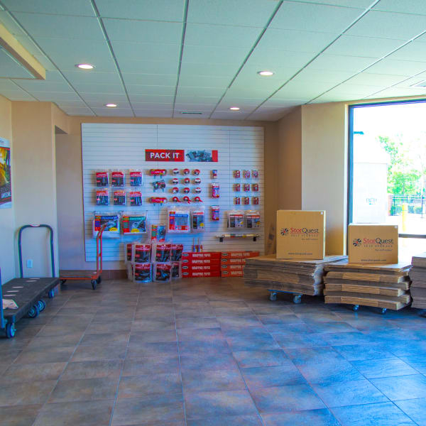 Packing supplies sold at StorQuest Self Storage in Aurora, Colorado