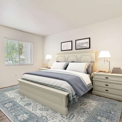 Large bedrooms at The Seven At West Boca in Boca Raton, Florida