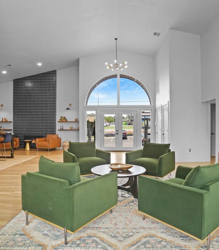 Clubhouse interior at Apple Creek Apartments in Stillwater, Oklahoma