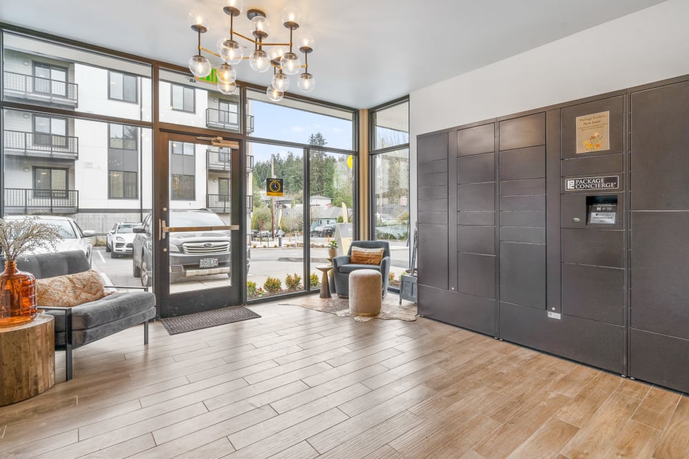 Convenient Package Delivery Lockers at Marquam Heights in Portland, Oregon
