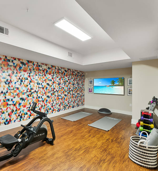 Individual fitness room at The Lively Indigo Run in Ladson, South Carolina