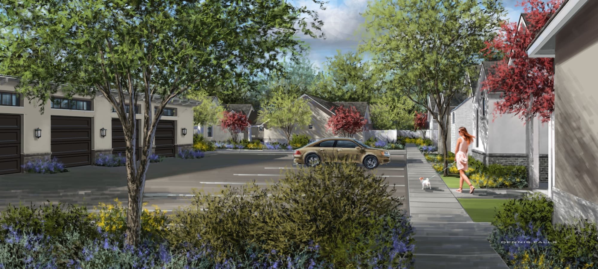Private garages at EVR Spur Cross in Queen Creek, Arizona