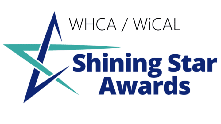 2025 WHCA/WiCAL Shining Star Awards logo used to honor long-term care professionals in Wisconsin.