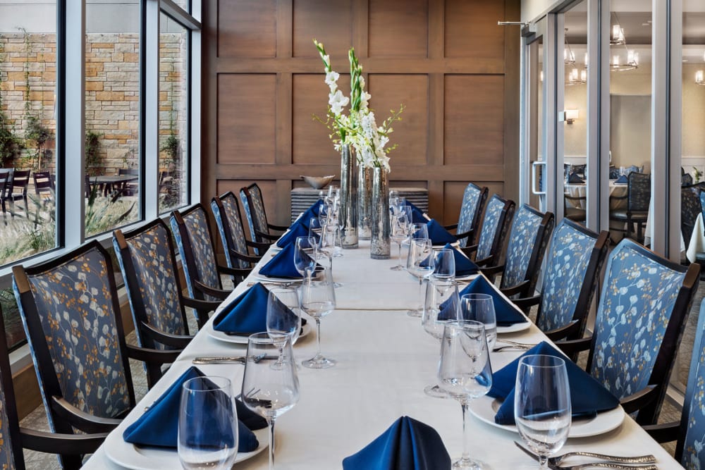 large private dining table