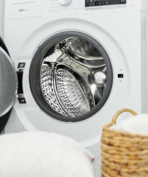 Laundry facility at Stonehurst Manor and Harrison Court in Upper Darby Township, Pennsylvania
