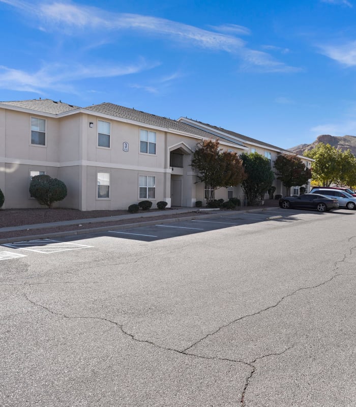 Exterior of The Patriot Apartments in El Paso, Texas