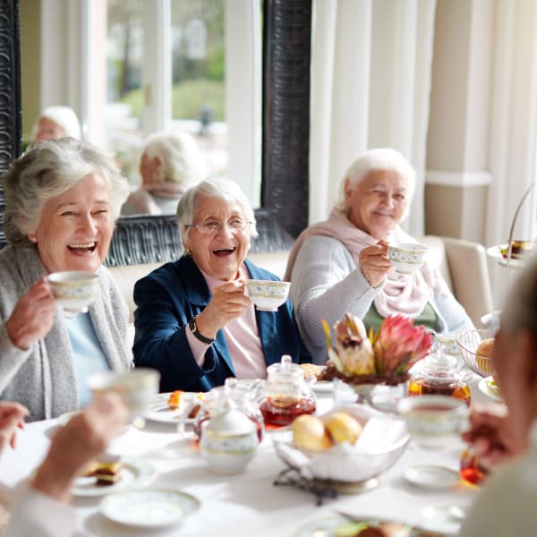 Residents playing games at Pacifica Senior Living Spring Valley in Las Vegas, Nevada. 