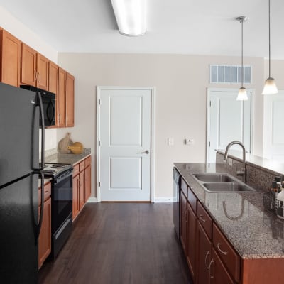 Kitchen area at Cantare at Indian Lake Village in Hendersonville, Tennessee