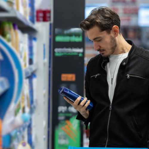 Man shopping near The Guild in Richmond, Virginia