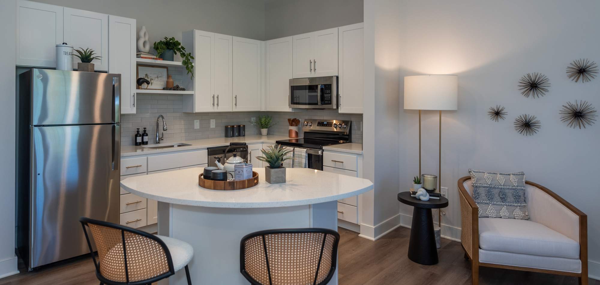 Furnished Apartment Dining Area at Acclaim at the Hill, Fredericksburg, Virginia