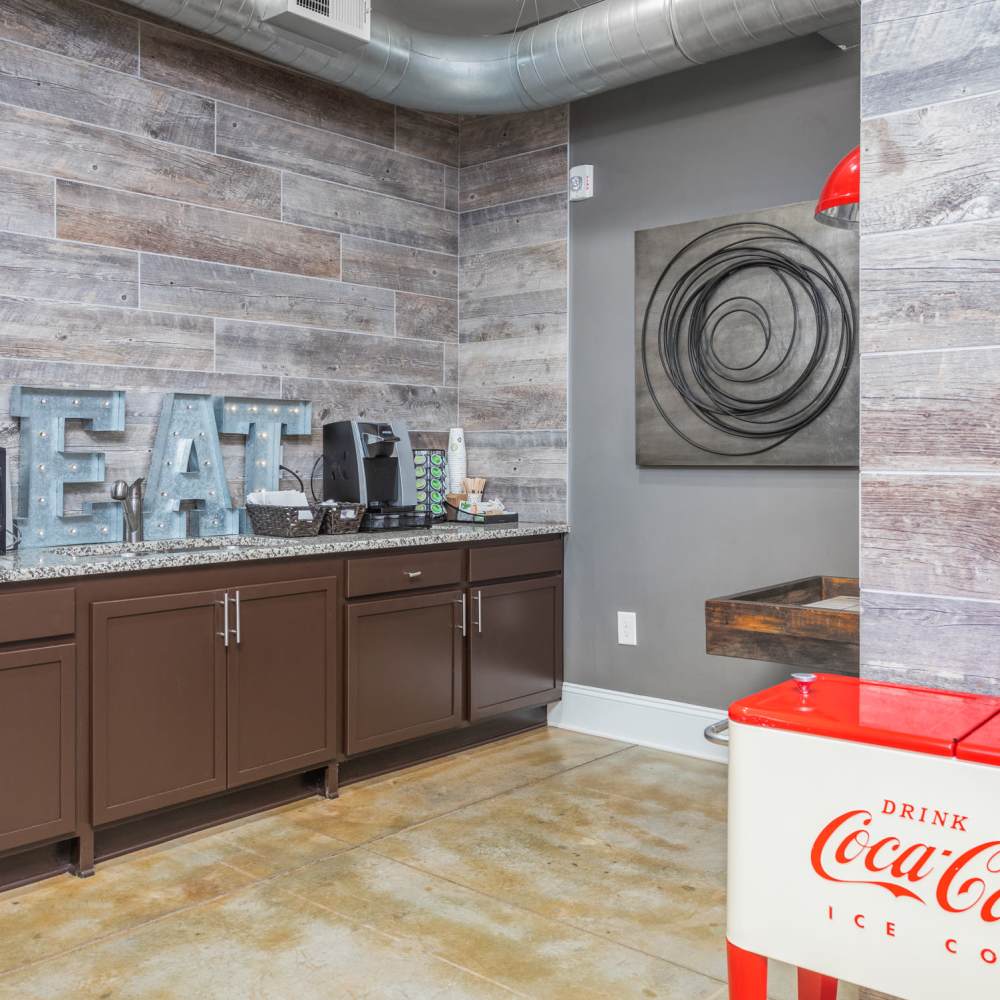 Coffee Bar Area  at Retreat at the Park in Burlington, North Carolina