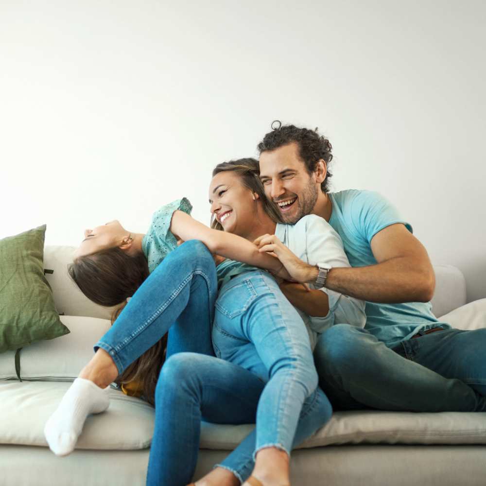 Happy resident couple at Cypress Court Apartments in Ahoskie, North Carolina 