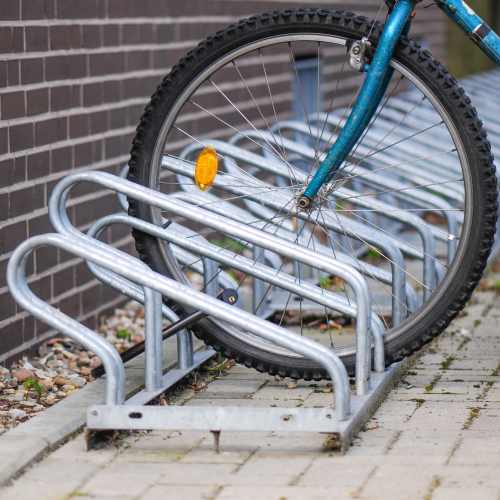 Bike racks at Valley View Gardens in Dunlap, Tennessee