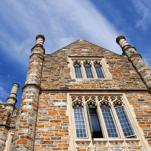 Duke University near Terrazzo in Durham, North Carolina