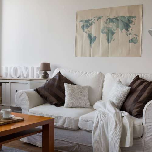 Well decorated living space Columbus School Limited Partnership in Baltimore, Maryland