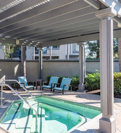 Kids pool at Seapointe Villas in Costa Mesa, California