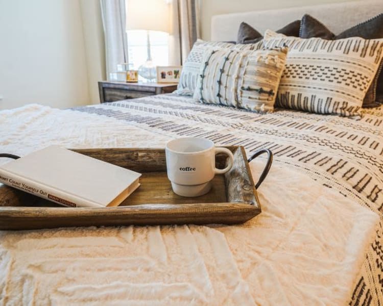 Bedroom aesthetic at Harmony Senior Services in Charleston, South Carolina