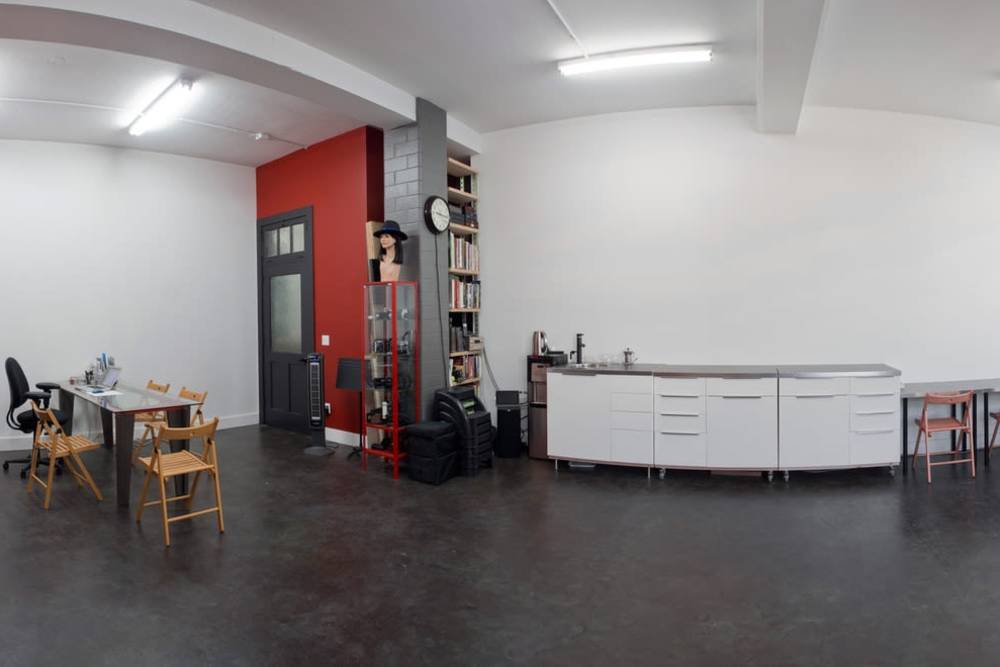 Customized artist studio at Urban WORKlofts in Seattle, Washington