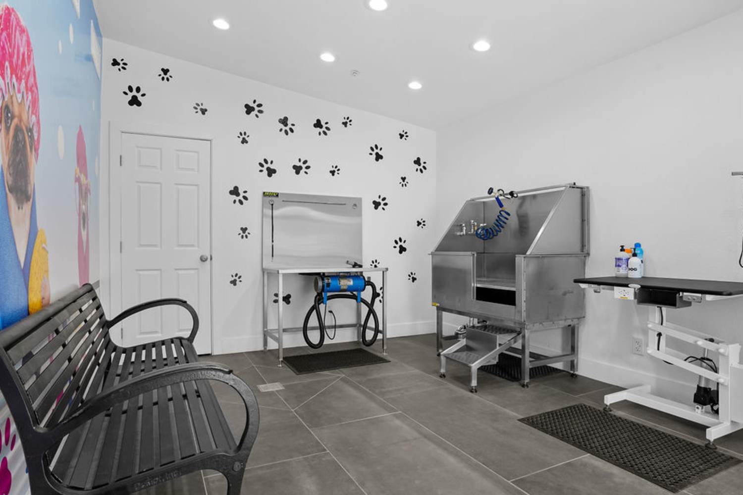 Pet wash station at Cabrillo Apartments in Scottsdale, Arizona