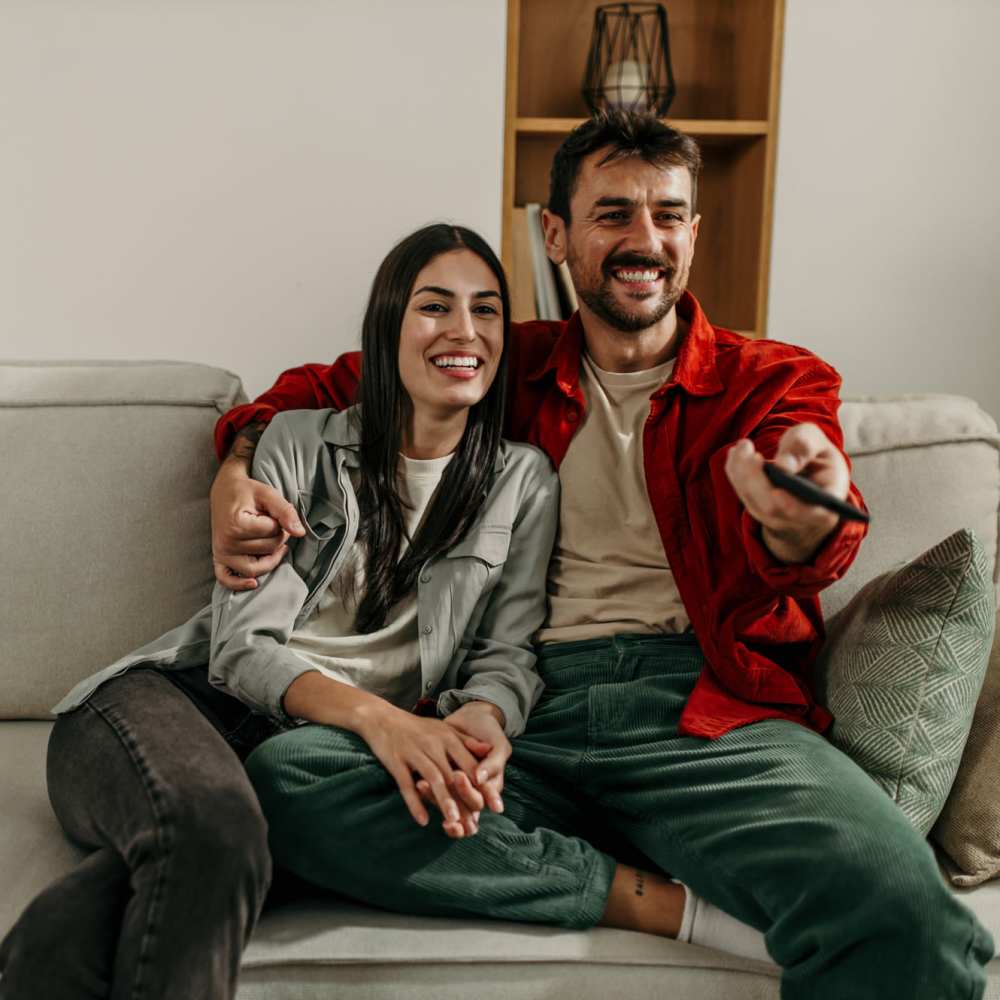 Happy resident couple at Los Vientos in San Diego, California