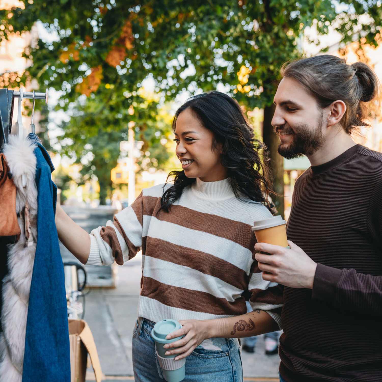 Residents shopping near The Aberdeen in Oklahoma City, Oklahoma