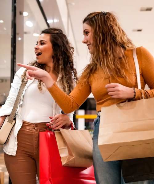 Women shopping near Emerald Palms in Miami, Florida