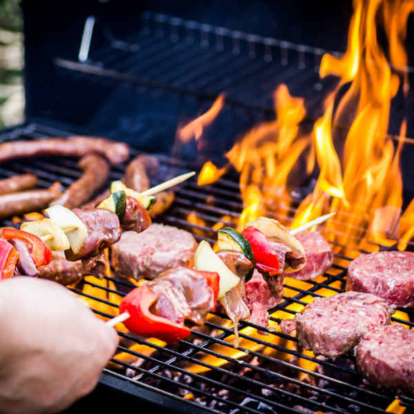 Barbeque area at The Cascades, Virginia Beach, Virginia