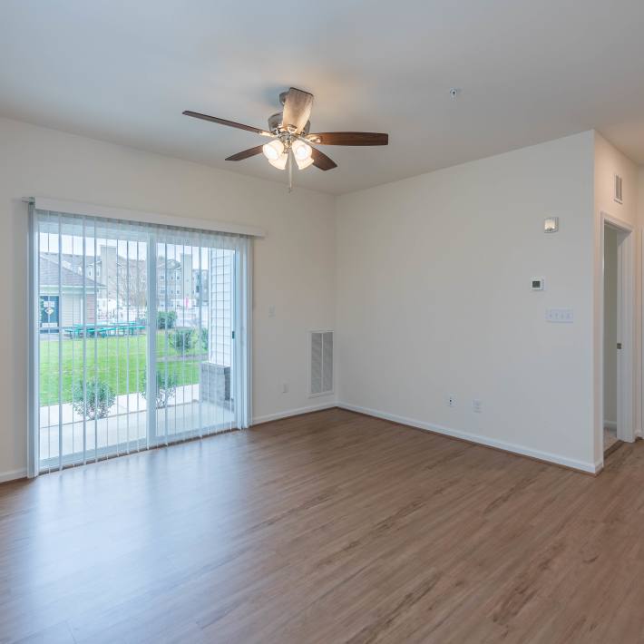 Spacious apartment with ceiling fan at Magnolia Chase, Virginia Beach, Virginia