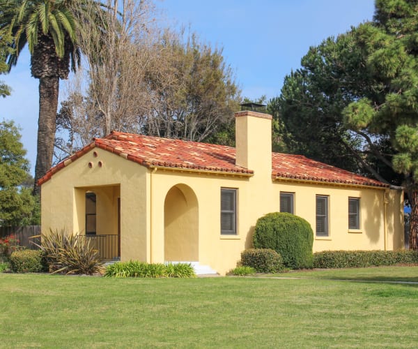 Apartment building exterior at NAS North Island in San Diego, California