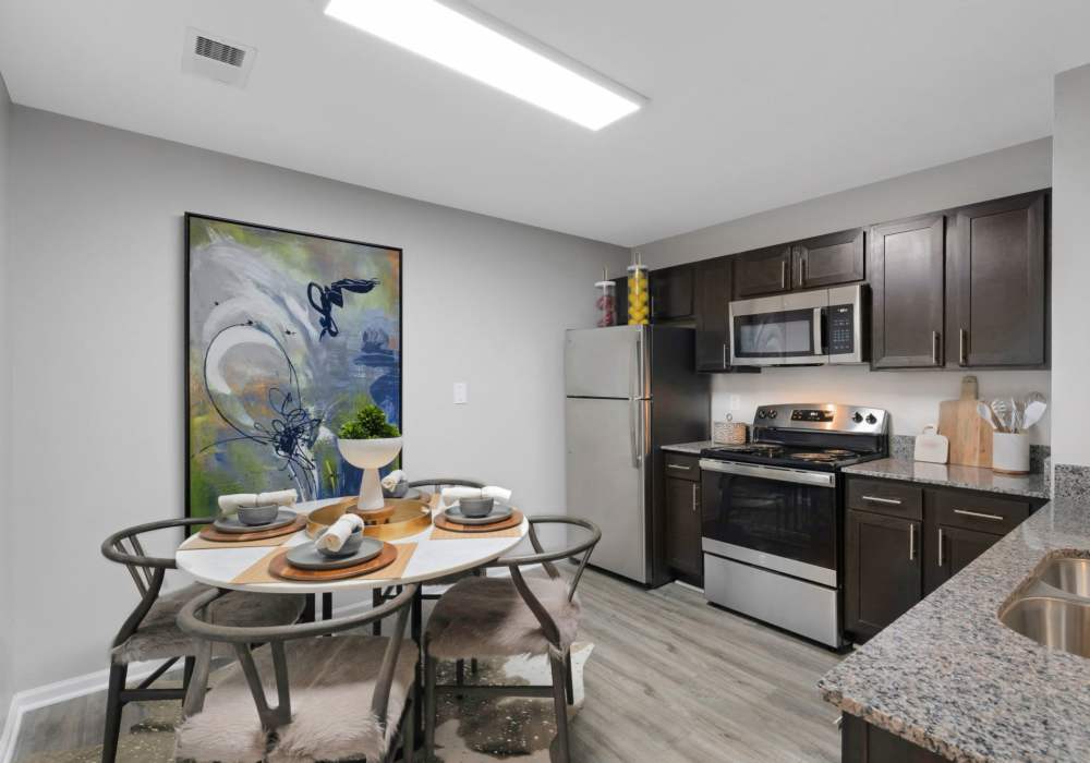 Modern kitchens at Featherstone in Durham, North Carolina